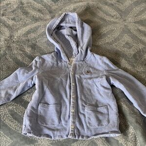 Ralph Lauren Kids' Light Blue Striped Hooded Preloved